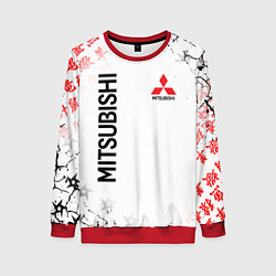 Свитшот женский MITSUBISHI JAPAN STYLE SAMURAI AUTO, цвет: 3D-красный