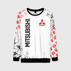Свитшот женский MITSUBISHI JAPAN STYLE SAMURAI AUTO, цвет: 3D-черный