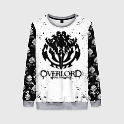 Свитшот женский OVERLORD паттерн, цвет: 3D-меланж