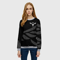 Свитшот женский WALHALLA TEAM LOGO ТОКИЙСКИЕ МСТИТЕЛИ, цвет: 3D-меланж — фото 2