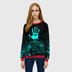 Свитшот женский WE KNOW NEON LOGO, цвет: 3D-красный — фото 2