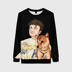 Женский свитшот Бульвар Депо с пёсиком