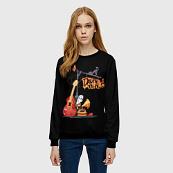 Свитшот женский Дайте Танк Арт, цвет: 3D-черный — фото 2