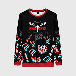 Свитшот женский Tokyo Revengers Valhalla Glitch, цвет: 3D-красный