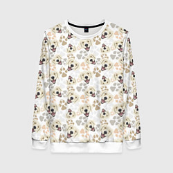 Женский свитшот Лабрадор Золотистый Ретривер