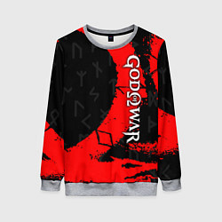 Женский свитшот GOD OF WAR СИМВОЛ КРАТОСА