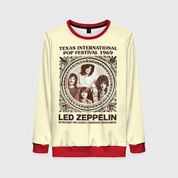 Женский свитшот Led Zeppelin - Texas International Pop Festival 19