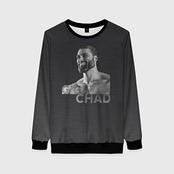 Свитшот женский Giga Chad, цвет: 3D-черный