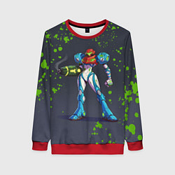 Женский свитшот Green Blood Metroid Dread