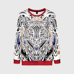 Женский свитшот БЕЛАЯ ЭТНИЧЕСКА ЛИСА WHITE FOX