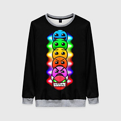 Женский свитшот Geometry Dash: Demons Levels