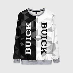 Женский свитшот Buick Black And White