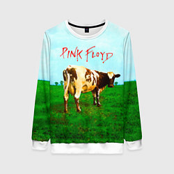 Свитшот женский Atom Heart Mother - Pink Floyd, цвет: 3D-белый