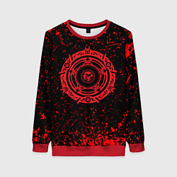 Свитшот женский Демоны старшей школы Клан Гремори, цвет: 3D-красный