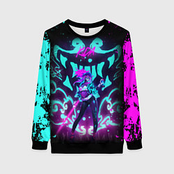 Свитшот женский АКАЛИ ЛИГА ЛЕГЕНД, цвет: 3D-черный