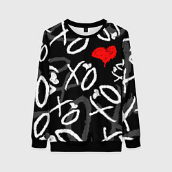 Свитшот женский The Weeknd - XO, цвет: 3D-черный