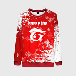 Женский свитшот Free Fire - Новогодний