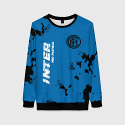 Свитшот женский ИНТЕР Inter Pro Football - Камуфляж, цвет: 3D-черный
