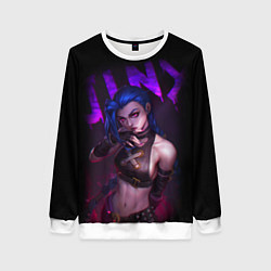 Женский свитшот JINX ARCANE НАДПИСЬ LEAGUE OF LEGENDS