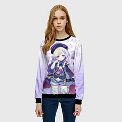 Свитшот женский QIQI КИКИ ГЕНШИН ИМПАКТ ГЕРОИНЯ, цвет: 3D-черный — фото 2