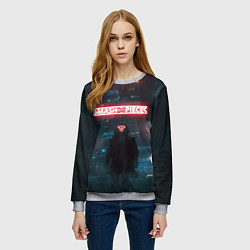Свитшот женский Smash Into Pieces Big Bang Neon man, цвет: 3D-меланж — фото 2