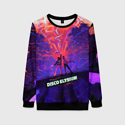 Свитшот женский Disco art, цвет: 3D-черный