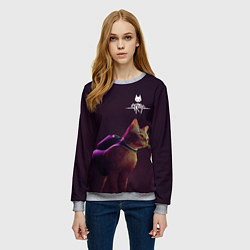 Свитшот женский Stray: Wandering Cat, цвет: 3D-меланж — фото 2