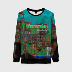 Женский свитшот Дом в Террарии