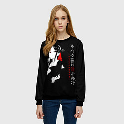 Свитшот женский Кагуя Синомия - Kaguya-sama: Love Is War, цвет: 3D-черный — фото 2
