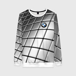 Свитшот женский BMW pattern 2022, цвет: 3D-белый