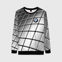 Свитшот женский BMW pattern 2022, цвет: 3D-черный