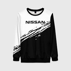 Свитшот женский Nissan ниссан, цвет: 3D-черный