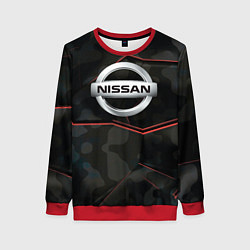 Свитшот женский Nissan xtrail, цвет: 3D-красный