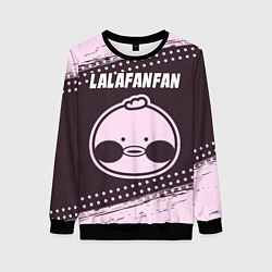 Свитшот женский LALAFANFAN - Краски, цвет: 3D-черный