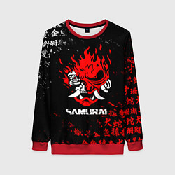 Женский свитшот CYBERPUNK SAMURAI: JAPAN STYLE