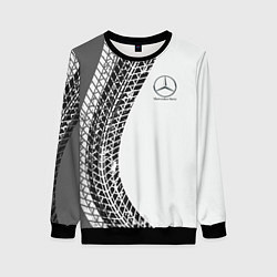 Свитшот женский Mercedes-Benz дрифт, цвет: 3D-черный