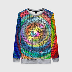 Свитшот женский Я в своем познании, цвет: 3D-меланж