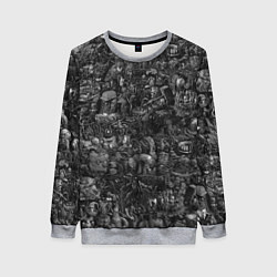 Свитшот женский Elysium art, цвет: 3D-меланж