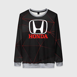 Свитшот женский HONDA спорт авто, цвет: 3D-меланж