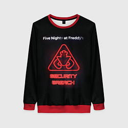 Женский свитшот Five Nights at Freddys: Security Breach logo