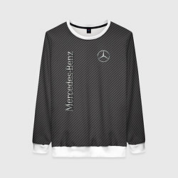 Женский свитшот Mercedes карбоновые полосы