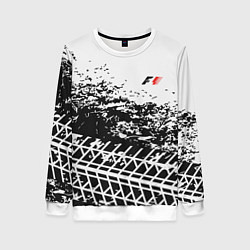 Свитшот женский F1 Формула 1 Mini Logo, цвет: 3D-белый