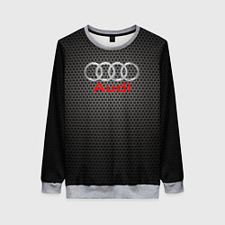 Женский свитшот Audi карбон