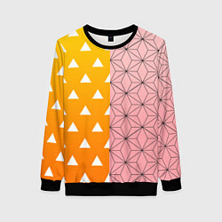 Женский свитшот ЗЕНИТЦУ НЕЗУКО КЛИНОК РАССЕКАЮЩИЙ ДЕМОНОВ