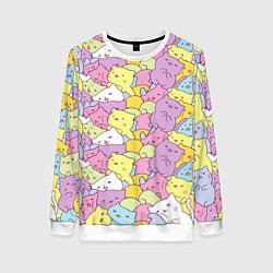 Женский свитшот Cute pattern of seals