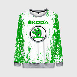 Женский свитшот Skoda Брызги