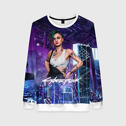 Женский свитшот Judy Cyberpunk2077 Джуди