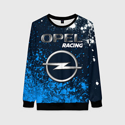Свитшот женский OPEL Racing Краска, цвет: 3D-черный