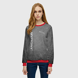 Свитшот женский ЯГУАР, цвет: 3D-красный — фото 2