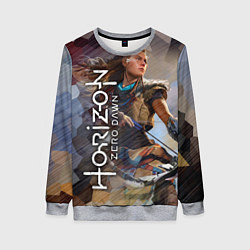 Свитшот женский Элой-рыжий воин, цвет: 3D-меланж